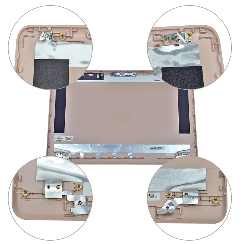 Новая розовая Золотая задняя крышка для ноутбука HP 17-BS серии LCD 933297-001