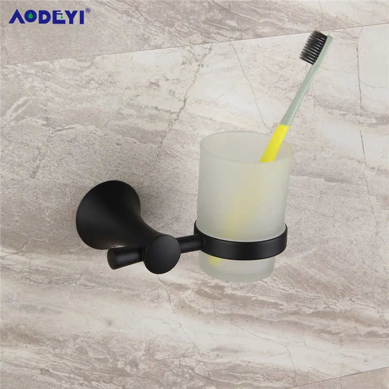 AODEYI аксессуары для ванной комнаты матовый черный настенный держатель бумаги