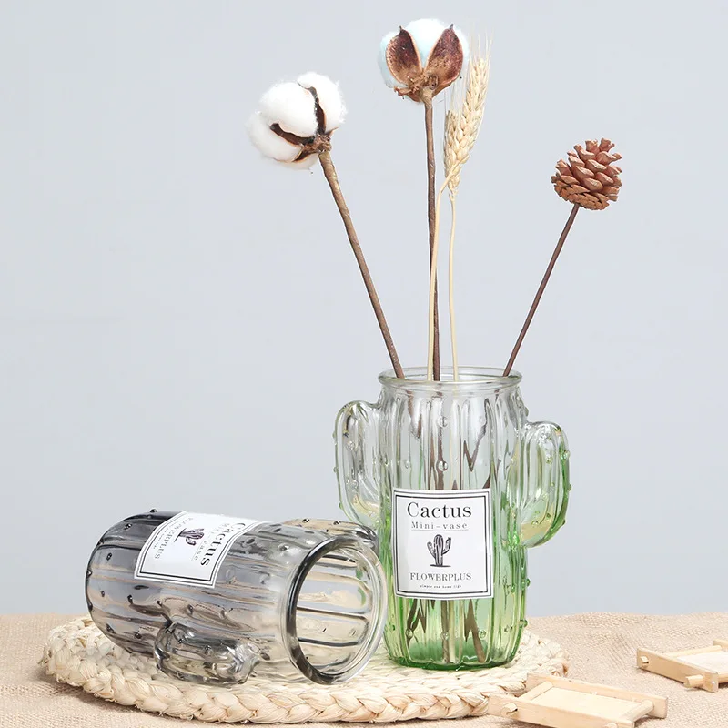 Креативные скандинавские стеклянные вазы для гостиной украшения стола