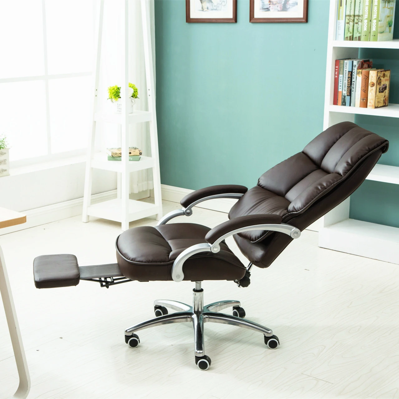 Роскошная Модная современная бытовая для офиса и отдыха подъема босс стул лежа
