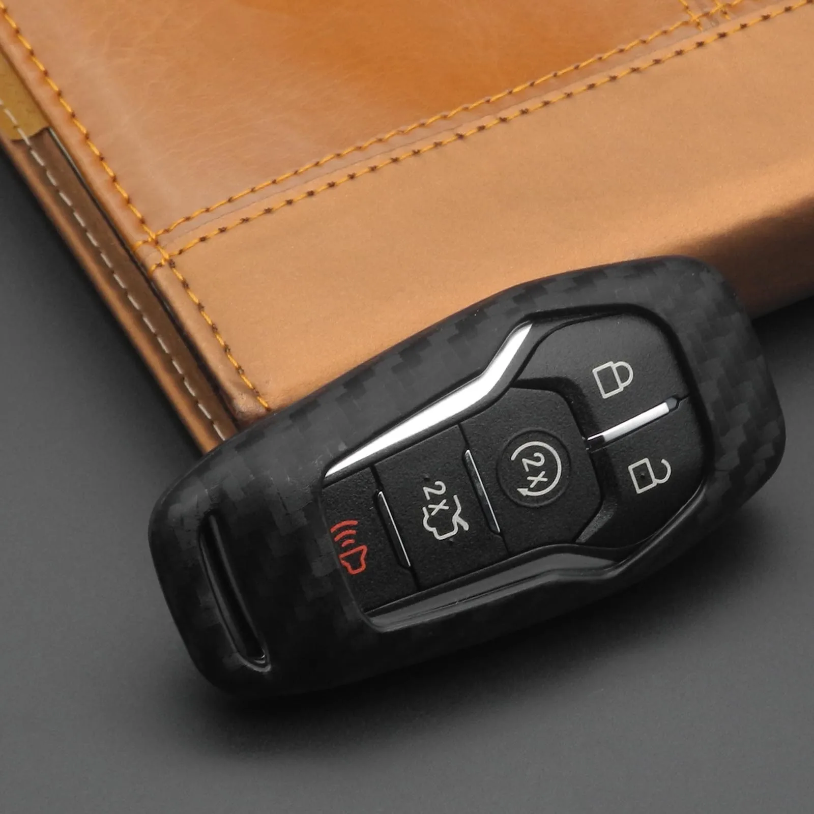 Углеродное волокно силиконовый чехол для автомобильного ключа дистанционный