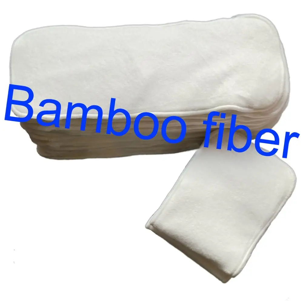 Ananbaby 4 слоя бамбуковая смесь вставка Fit ткань вкладыши для подгузников подгузник пеленальный коврик Детские сумки для подгузников Многоразовые пеленки Пеленальный Коврик - Цвет: 4BMI