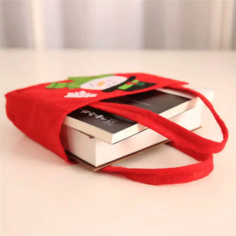 2018 Рождественский Санта Клаус Снеговик Подарочный мешок конфеты чулок