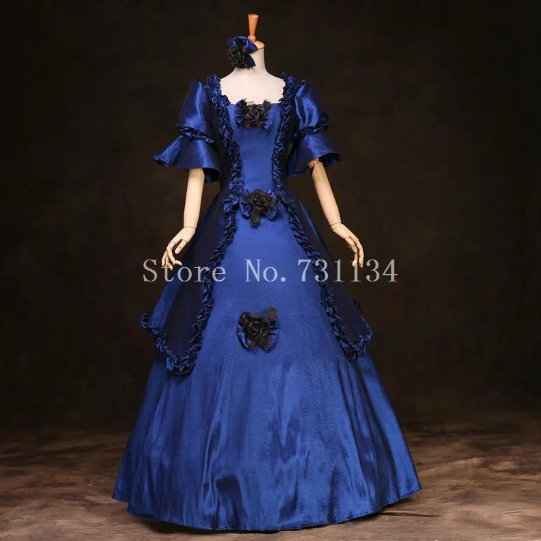 Платье в стиле викторианской эпохи Марии-Антуанетты костюм средневекового