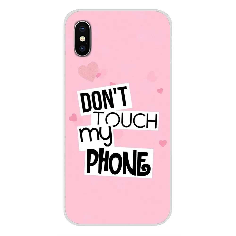 Прозрачный чехол из ТПУ для Samsung Galaxy J1 J2 J3 J4 J5 J6 J7 J8 Plus 2018 Prime 2015 2016 2017 Don TOUCH MY PHONE