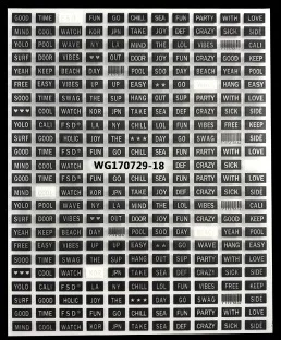 BLACK Новейшие 3d наклейки для дизайна ногтей M 170815-05 снежные наклейки инструмент DIY Инструменты для украшения ногтей - Цвет: BLACK