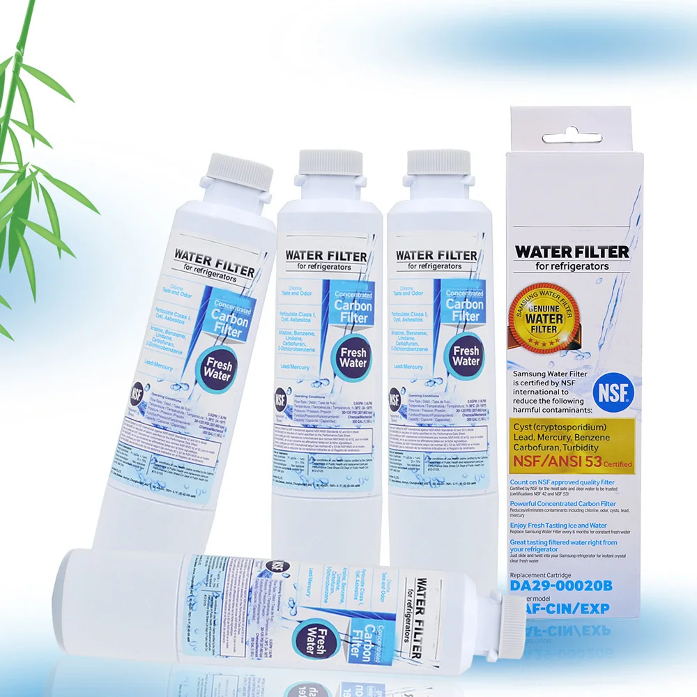 New Household Water Purifiers Refrigerator Water Filter Cartridge Activated Carbon Replacement For Samsung Da29-00020b 4 Pcs/lot replacement internal active carbon filter for the water ionizer only