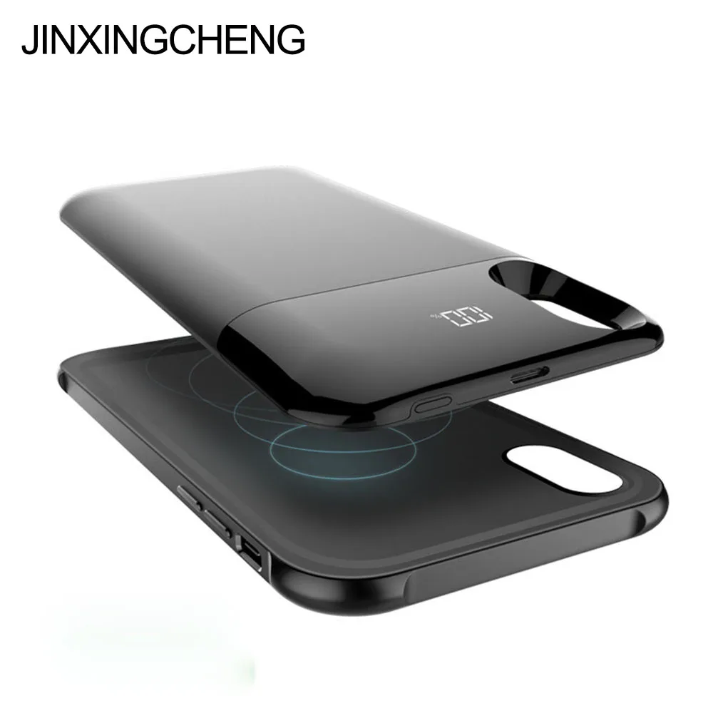 JINXINGCHENG, 3 цвета, чехол с зарядным устройством для Iphone XS, 5000 мА/ч, с зажимом для задней панели, быстрое зарядное устройство для Iphone XR XS MAX, 5500 мА/ч