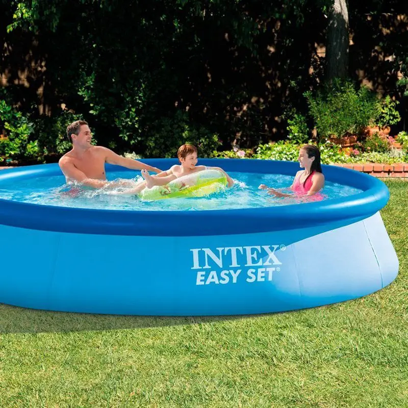 Intex 12ft x30in надувной семейный бассейн для взрослых, детский бассейн для плавания, болотные бассейны, летние развлечения на заднем дворе