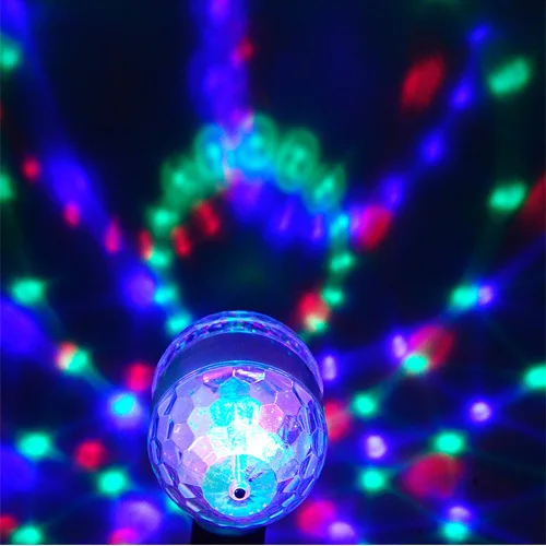 RGB colorful RGB светодиодные лампы сценический светильник вечерние танцевальные E27 85-265V лампы Волшебные Авто вращающиеся DJ Дискотека Рождественский светильник ing красочные лампы KTV бар - Испускаемый цвет: RGB colorful