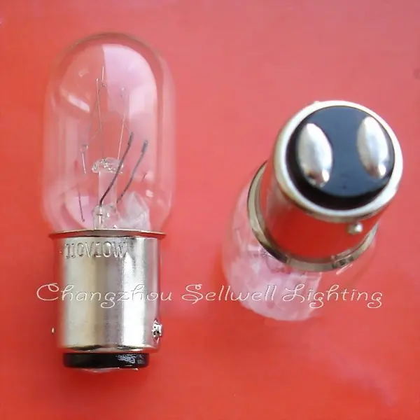 

Hot Sale!ba15d T18x49 110v 10w Miniature Lamp Bulb Light A038