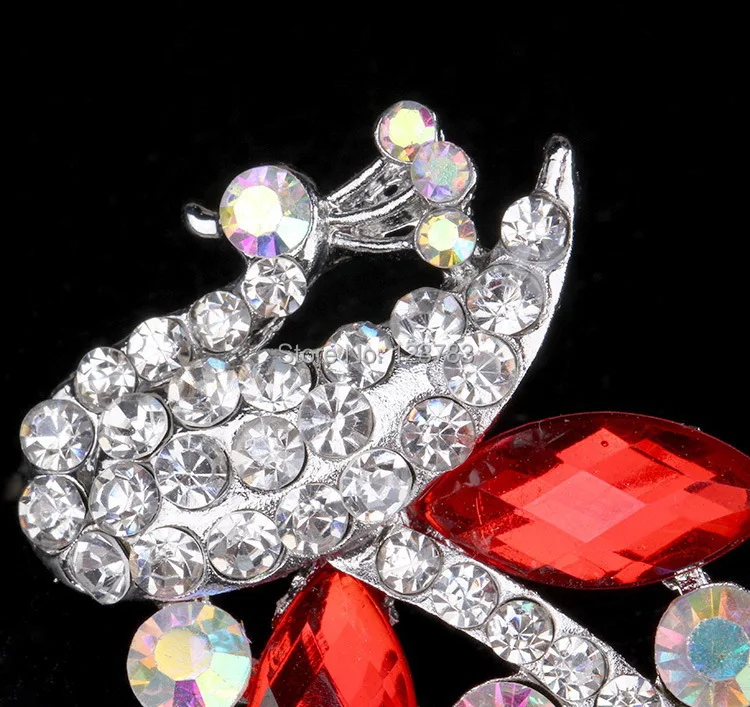 Новинка 2017 модная винтажная нежная полная брошь в виде павлина Корсажная из