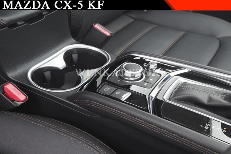 WENKAI для Mazda CX-5 CX5 ABS рамка держателя стакана воды декоративная накладка 1 шт. автомобильные аксессуары Стайлинг