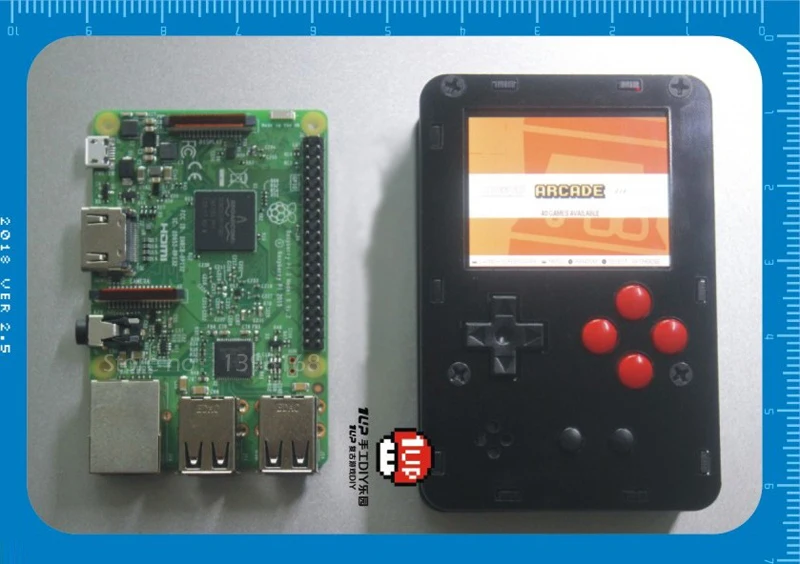 Карманный мини аркадная игра 2 дюймов HD IPS ЖК дисплей Raspberry Pi 3 консоли ручка