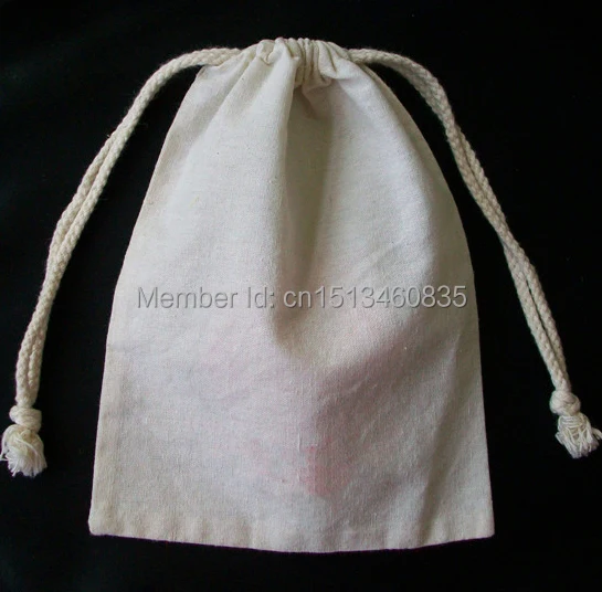 100 шт./лот CBRL небольшие украшения из хлопка мешок подарочный футляр хлопковый