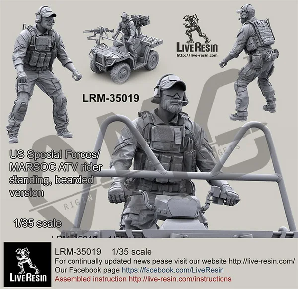 Live Resin LRM 35019 1/35 US спецназ|Наборы для сборки моделей| |