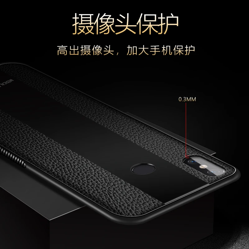 Роскошный винтажный кожаный чехол для телефона Xiaomi Mi 8 Lite 8SE UD Max3 6x силиконовый