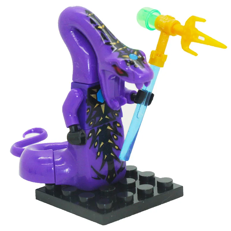 K5 Одиночная Фигурки игрушки Красная маска Kaijie рознь самурайская фиолетовая маска Mr оружие Ninjagoes фигурные блоки игрушки для детей - Цвет: K5