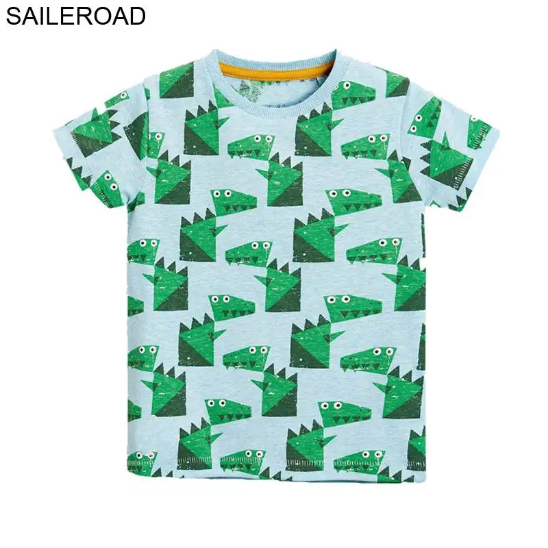 SAILEROAD 2-7лет Животных Жираф Принт Дети Мальчики Топы Футболки для Летних Детей Младенческой Мальчики Девочки Шорты Одежда - Цвет: 2705 same picture