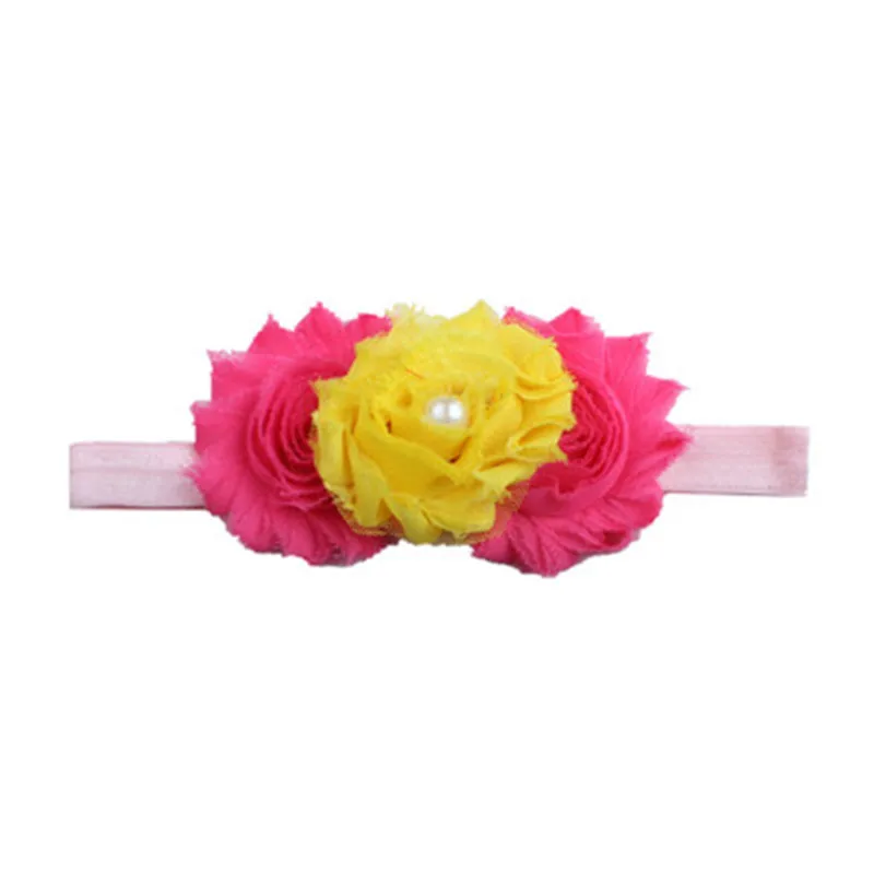 Diademas de flores para beb&eacute;, cinta para el pelo para ni&ntilde;a y ni&ntilde;o, cintas el&aacute;sticas para la cabeza, lazo para el pelo, accesorios para reci&eacute;n nacidos, utiler&iacute;a para fotos-5