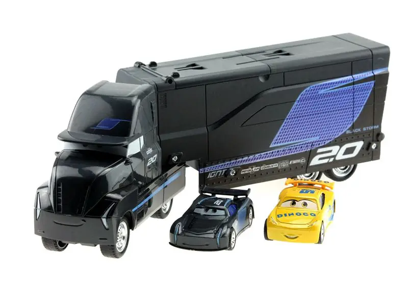 Disney Pixar Cars 3 29 см Джексон шторм Крус Ramire Мак дядя грузовик Abs пластик и сплав модель автомобиля игрушечные лошадки для детский подарок