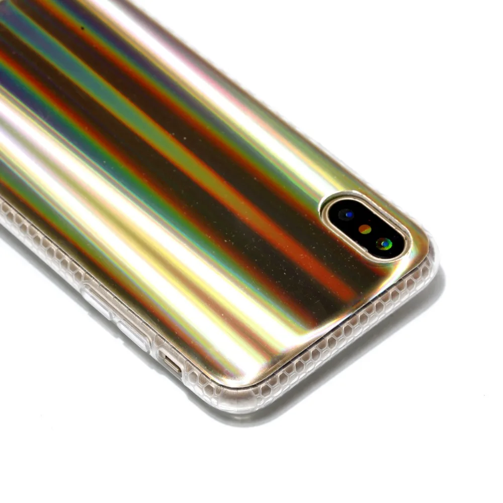 Electroplating Case for iPhone X Fashion Colorful Soft Covers TPU Shell Apple x anti-shock case |