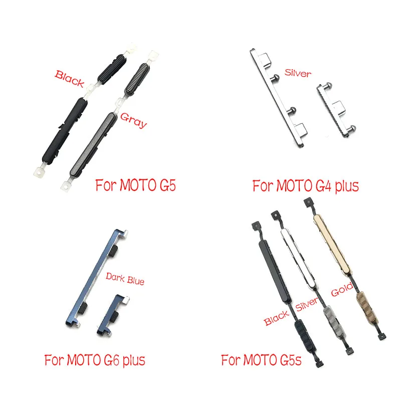 Новинка для Motorola Moto G4 G5 G5s G6 Plus Play One Action Fusion Кнопка питания + Боковая кнопка
