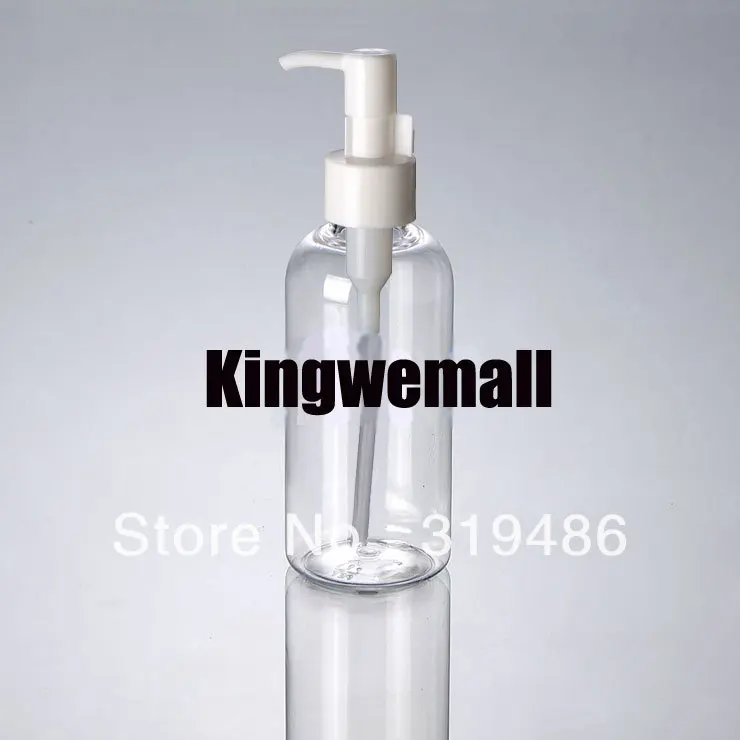 

Wholesale 300pcs/lot Capacity 100ml Empty PET Plastic Transparent Bottle Container with Oil Pump For Cosmetic Packaging PTG47