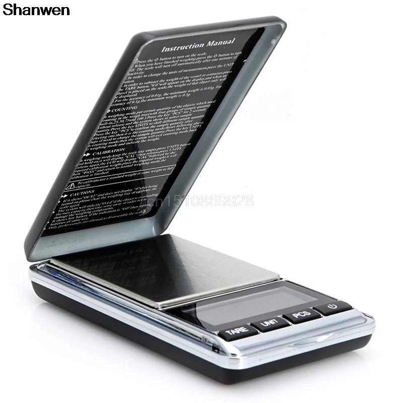 

1000g x 0.1g Digital Scale Mini Electronic Jewelry Diamond Pocket Jewelry Gram