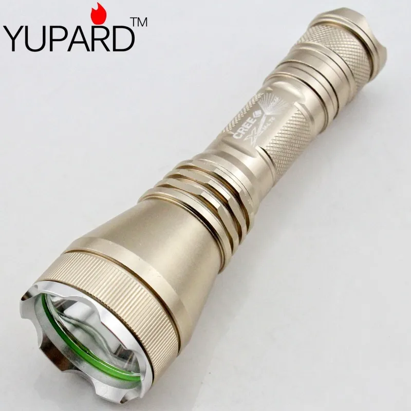 Светодиодный перезаряжаемый фонарик YUPARD XM L T6 яркий светодиодный тактический