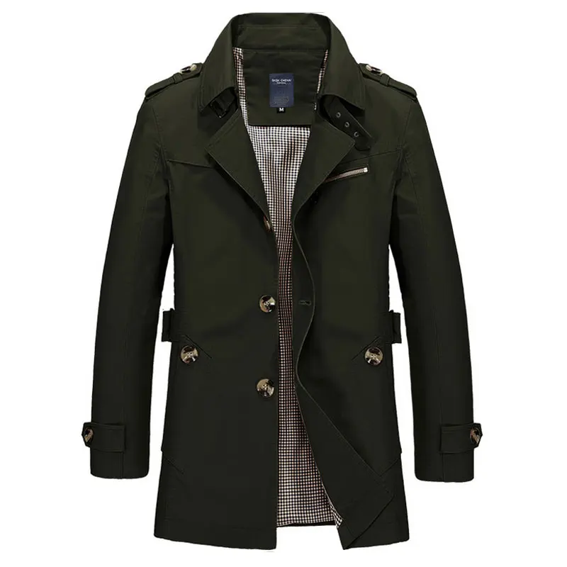 HEE GRAND/Мужское пальто 2018 горячая Распродажа модная повседневная Осенняя Длинная