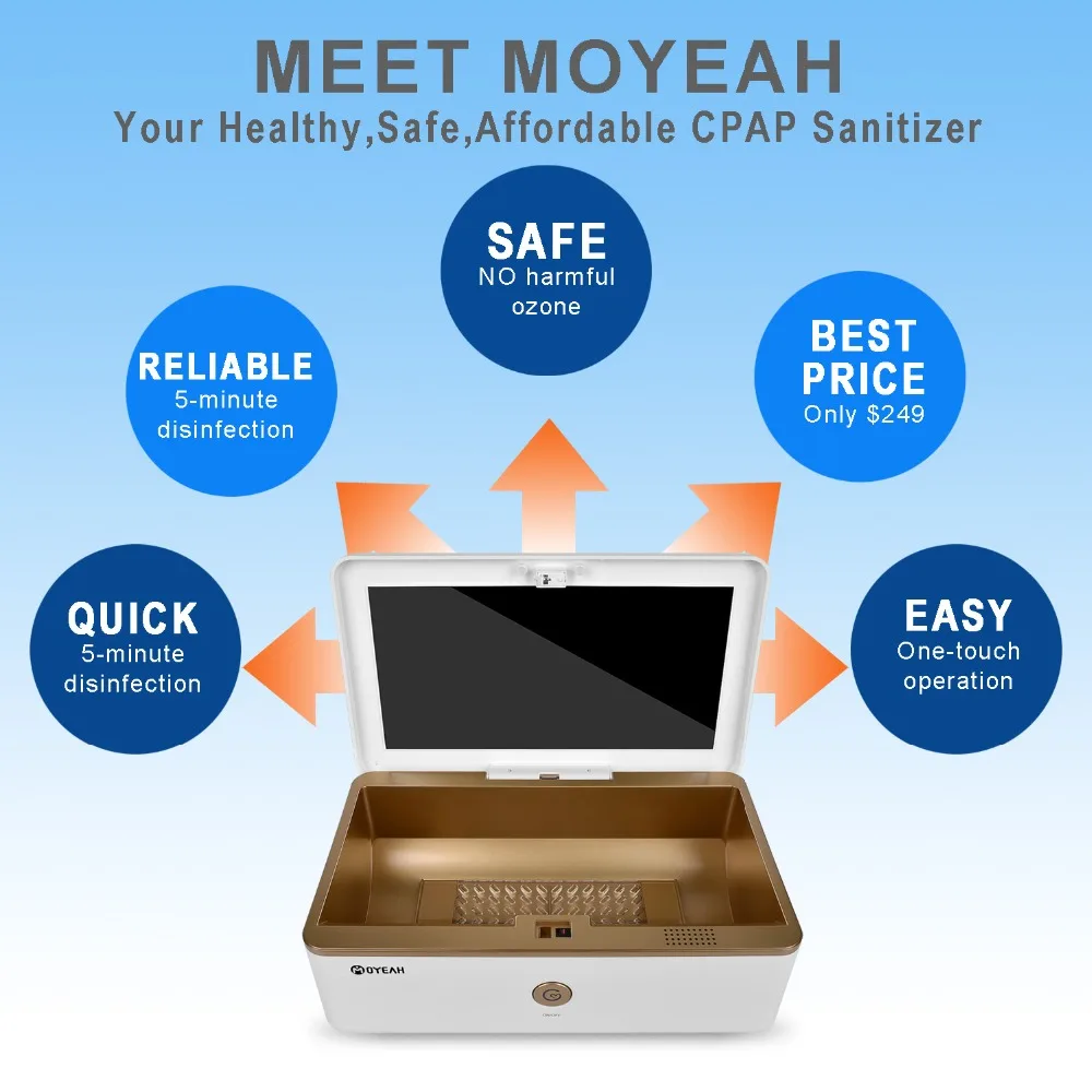 Средство для очистки от озона и УФ лучей MOYEAH CPAP|Сон храп| |