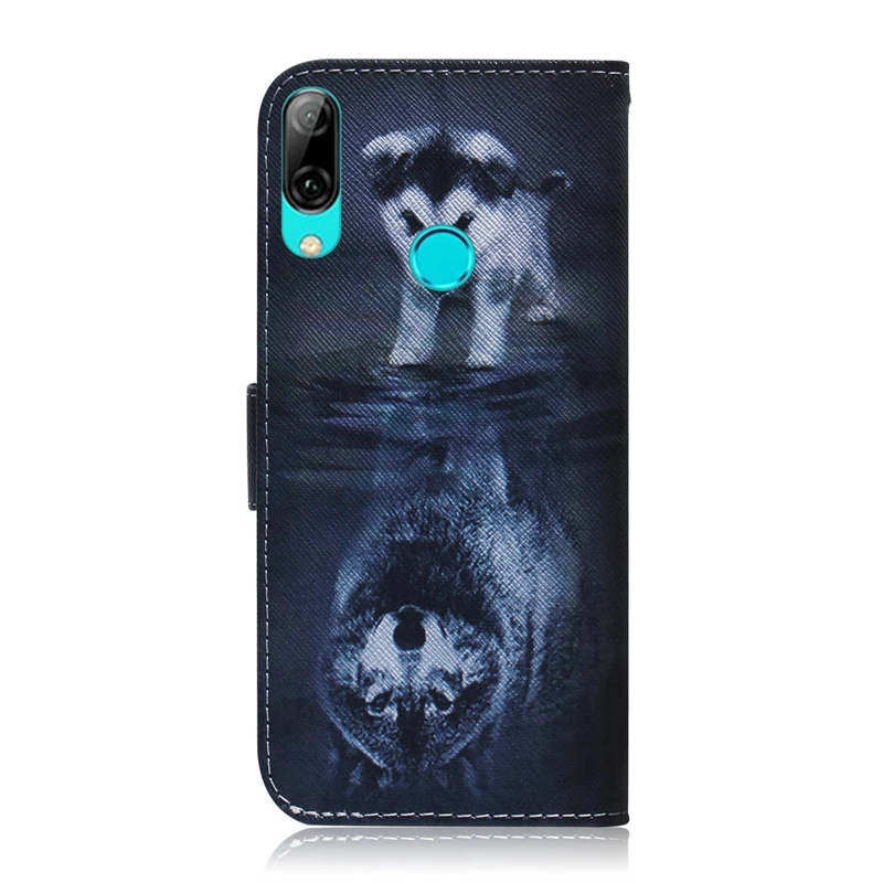 Чехол для huawei Honor 10 Lite с магнитной застежкой и изображением волка панды для huawei P Smart Huawie Huawai Honor 10 Lite Coque