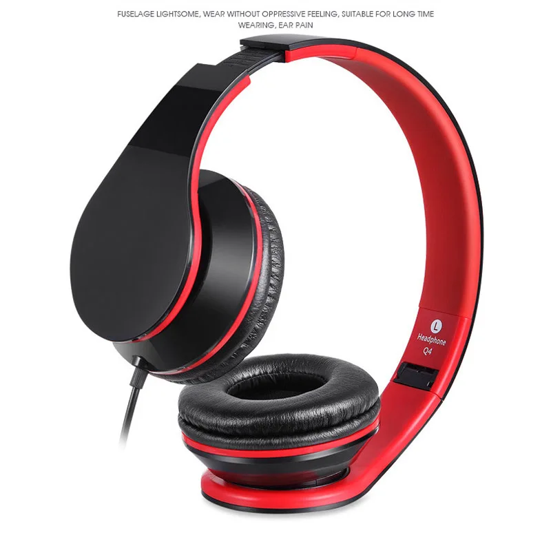 I60 Стерео Наушники Hi Fi над ухом головной шлем Легкий auriculares с mircrophone для мобильного