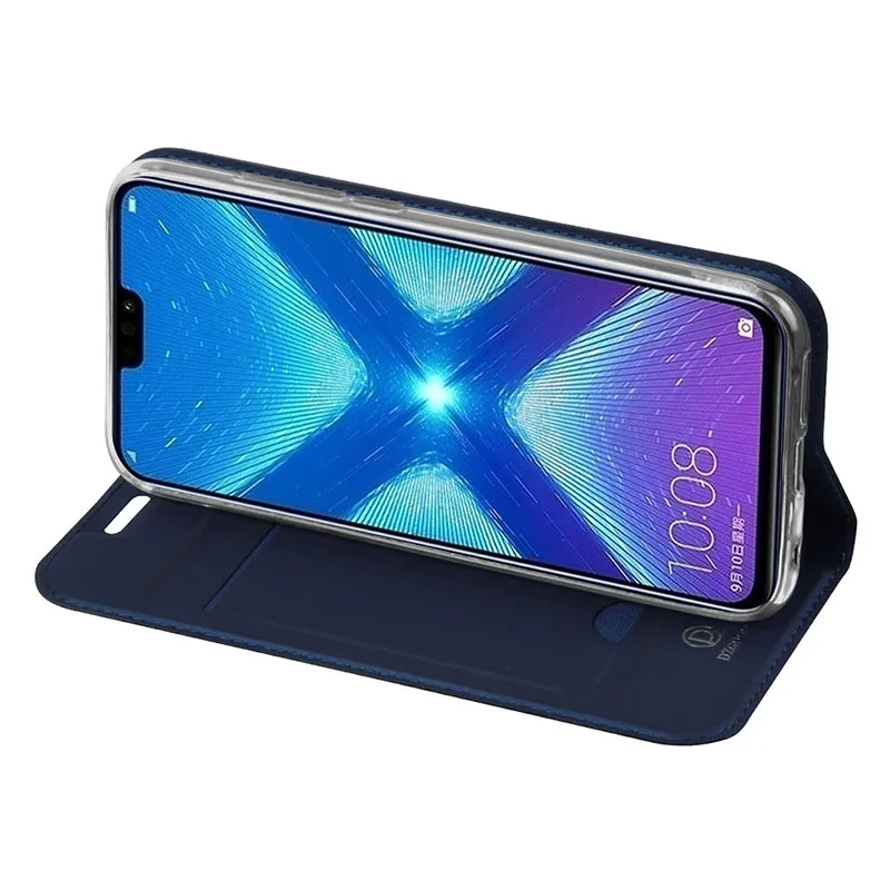 Чехол DZgogo для huawei Honor 8x роскошные чехлы из искусственной кожи Магнитная подставка