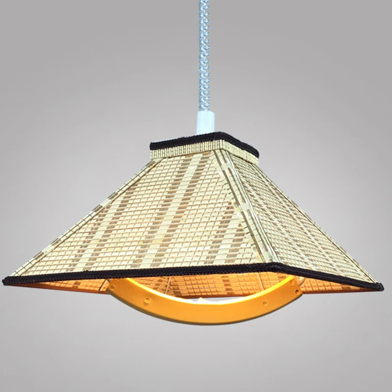 Современные железные люстры в китайском стиле E27 ручная плетеная люстра