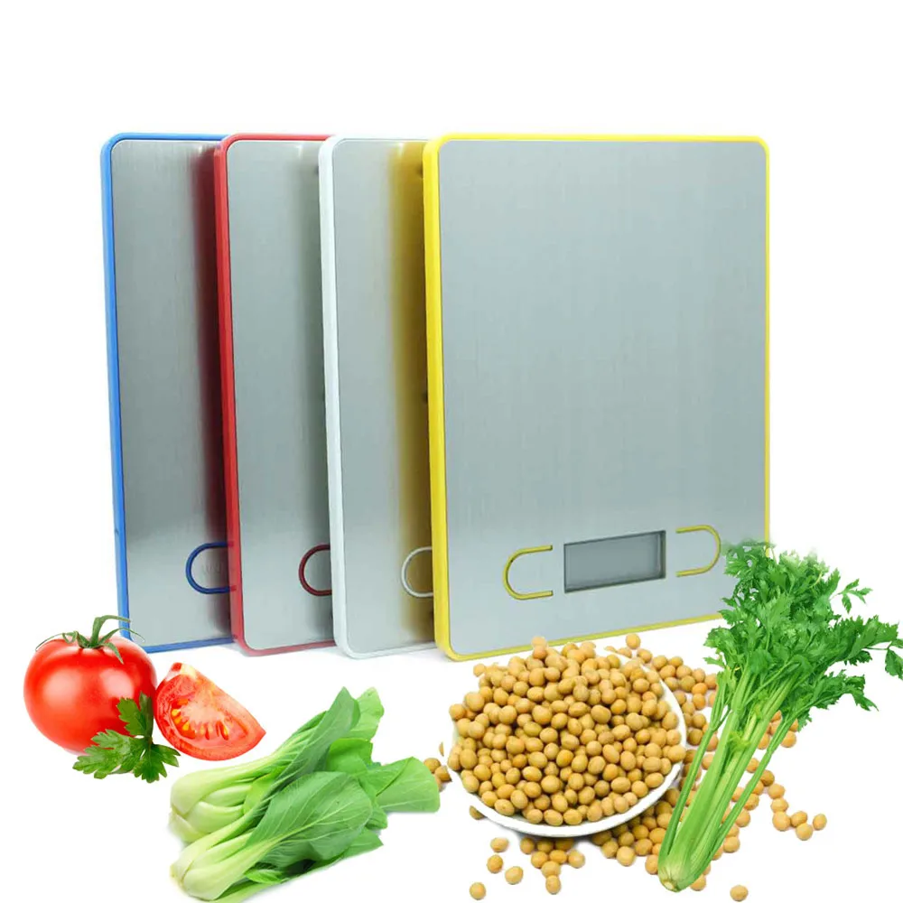 5 кг x 1 г Цифровая пищевая шкала электронные кухонные весы Вес g/lb/oz 3 единицы ЖК