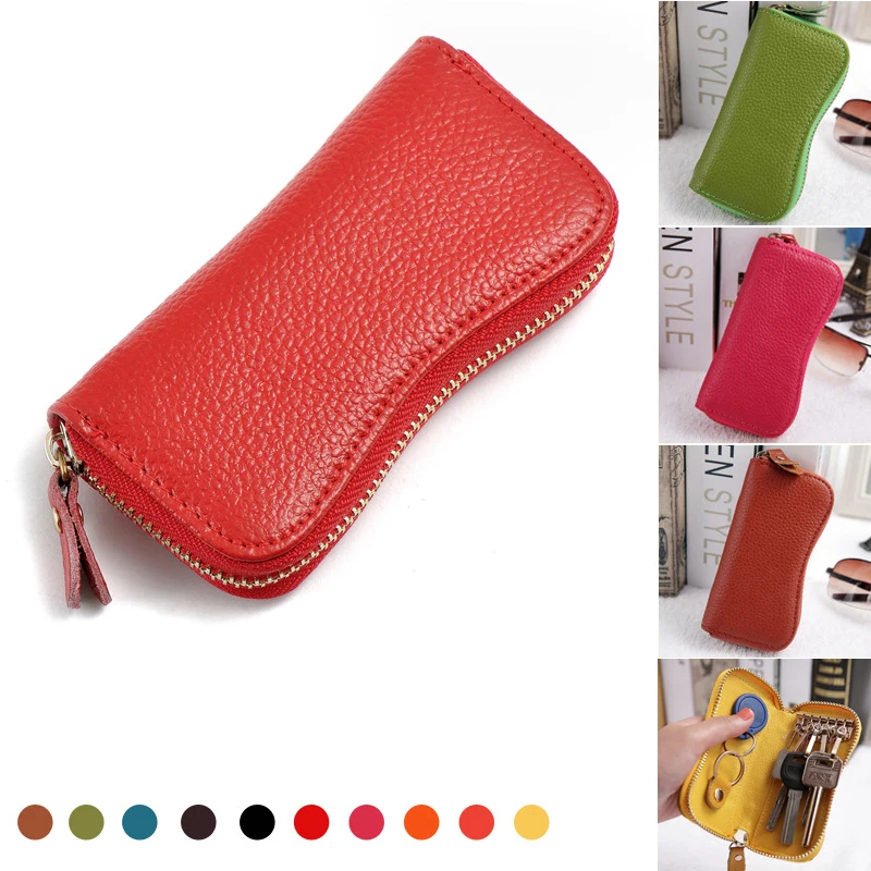 Чехол для ключей CICICUFF Женский чехол из яловой спилковой кожи|key case|leather car key walletcar
