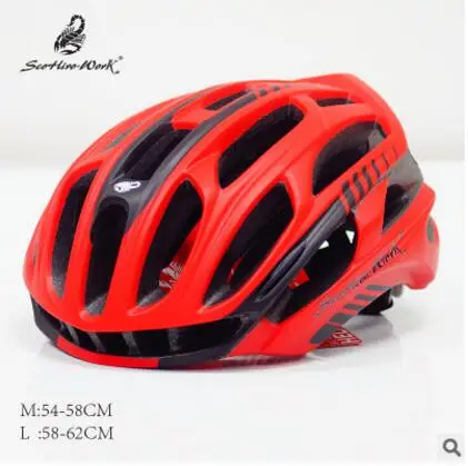 Size M 54-58 cm Велосипедный светодиодный шлем со встроенными задними фонарями для мужчин и женщин для горного велосипеда, гоночный шлем mtb дорожный велосипедный триатлон, мужской шлем - Цвет: Size M 54-58 cm