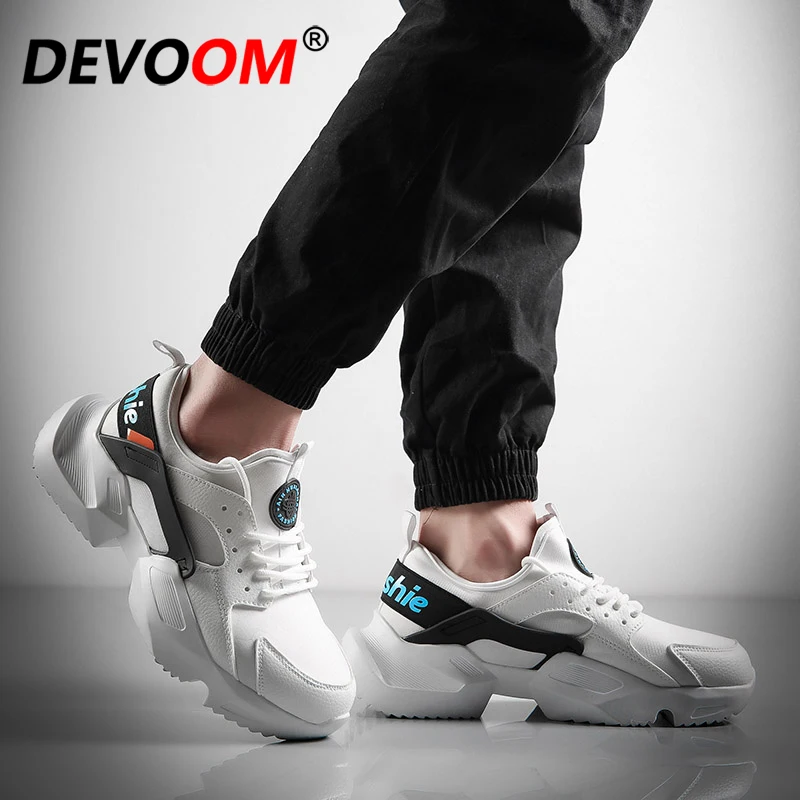 2019 новая спортивная обувь для мужчин на открытом воздухе Мужская столбике белого
