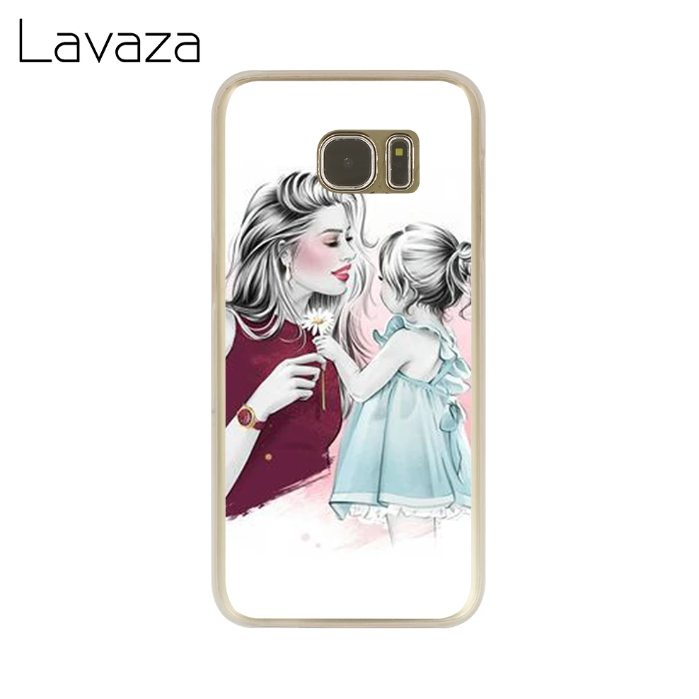 Чехол для телефона Lavaza Baby Mom girl princess samsung Galaxy S10 S10E S9 S8 Plus S7 S6 Edge &amp Note 8 9 | Мобильные