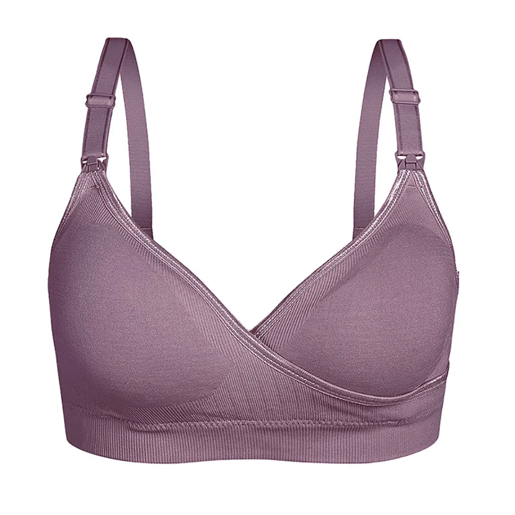 Для женщин бюстгальтеры для кормящих топ бесшовные сна Женская одежда кормления