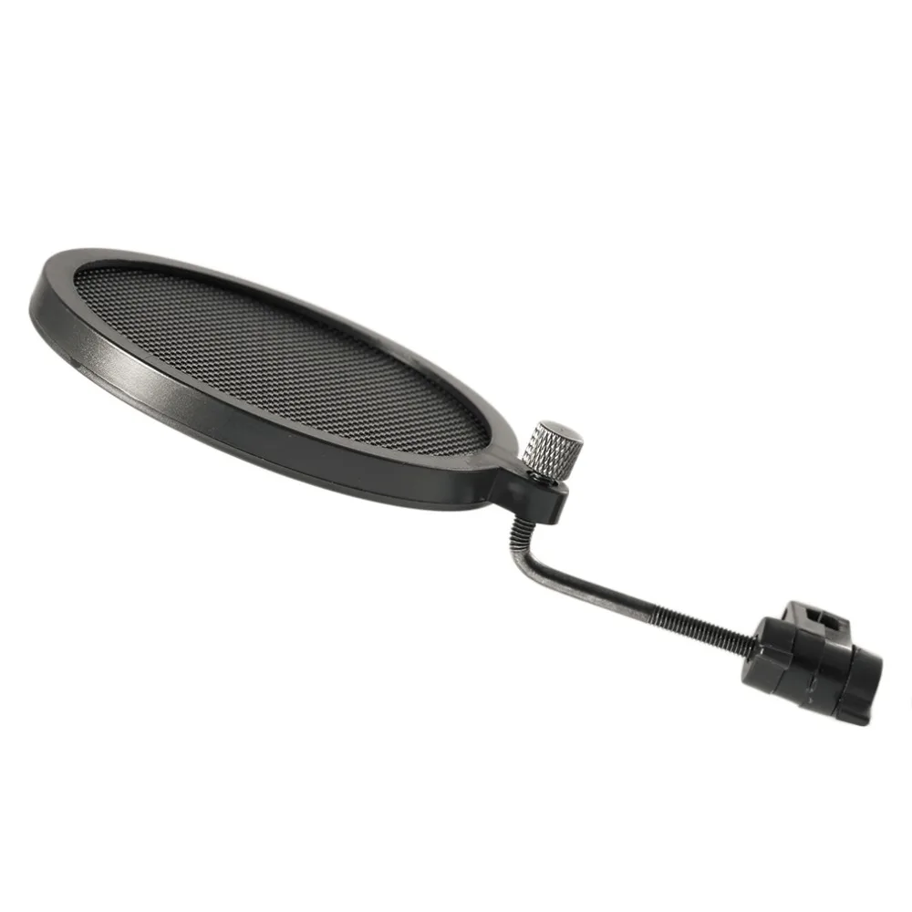 Double Layer Studio Microphone Microfone Mic Wind Screen Filter/ Swivel Mount / Mask Shied For Speaking Recording | Электроника