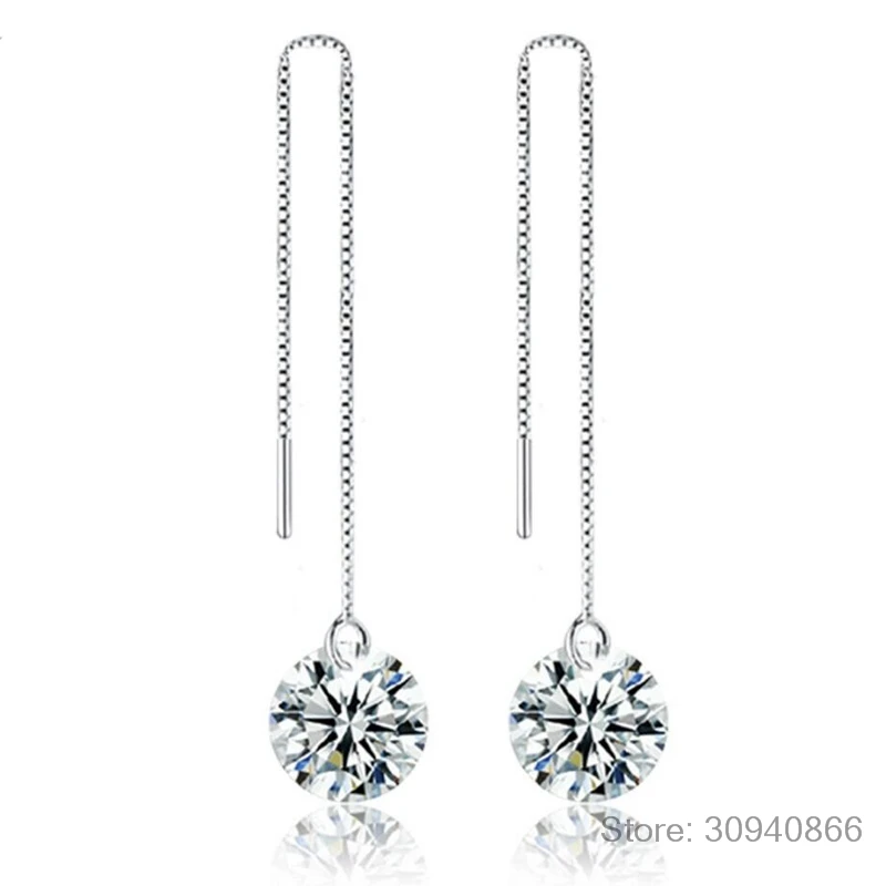 Серьги LEKANI с кристаллами Swarovski, Круглые, очаровательные, с кисточками, длинные серьги, хорошее ювелирное изделие, Ретро стиль, серебро 925 пробы, для женщин, вечерние, Brinco