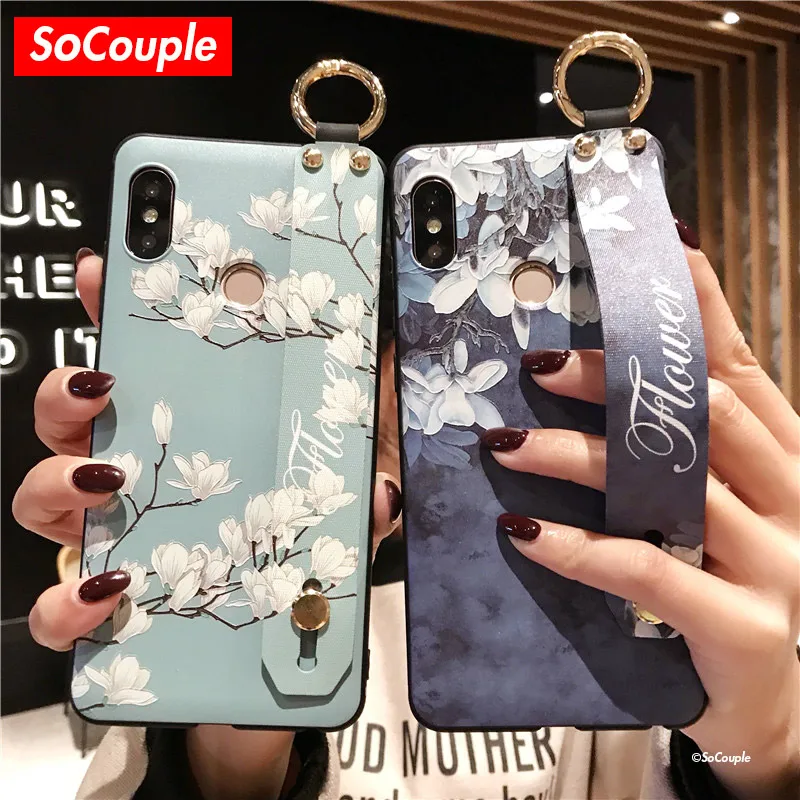 SoCouple для Xiaomi Redmi Note 8 Pro Чехол силиконовый ремешок чехол для Xiaomi 8 9 5X 6X A3 Lite Redmi Note 5 5A 6 7 K20 pro