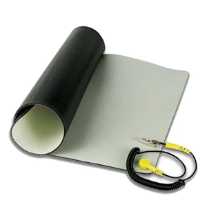 Антистатический коврик 700x500x2 мм + заземляющий провод + ESD запястье для мобильный телефон, чувствительный к компьютеру, Ремонтное одеяло, рабочий коврик