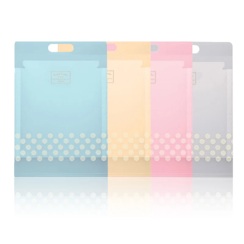 KOKUYO Pastel WSG-DFC65 A4 6P папка для хранения расширяющийся бумажник портативный стиль |