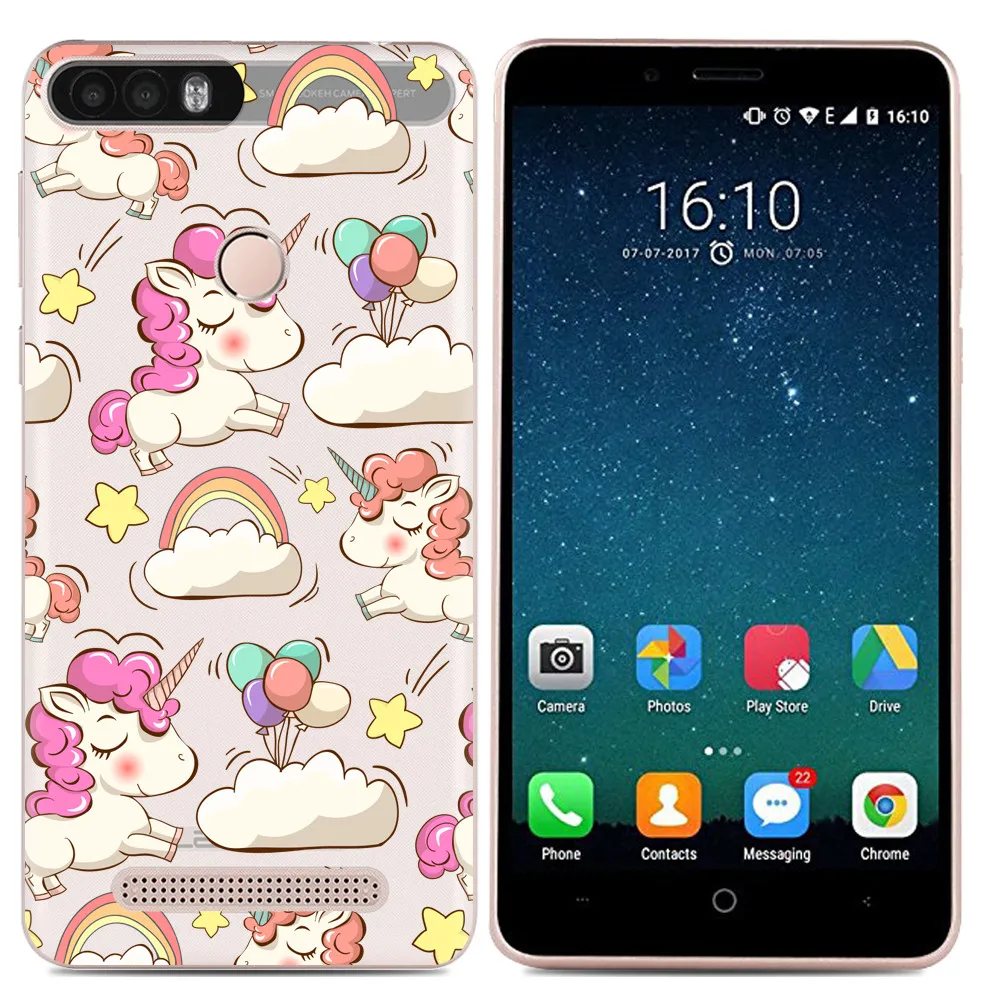 Phone Case For Leagoo kiicaa power 5 inch Cute Cartoon High Quality Painted TPU Soft Silicone Cover |