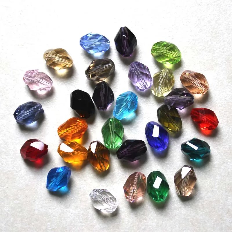 

AAA 100pcs 9x6mm 11x8mm 13x10mm Fashion Jewelry Crystal Beads Handmade Glass Beads for DIY Jewelry Making