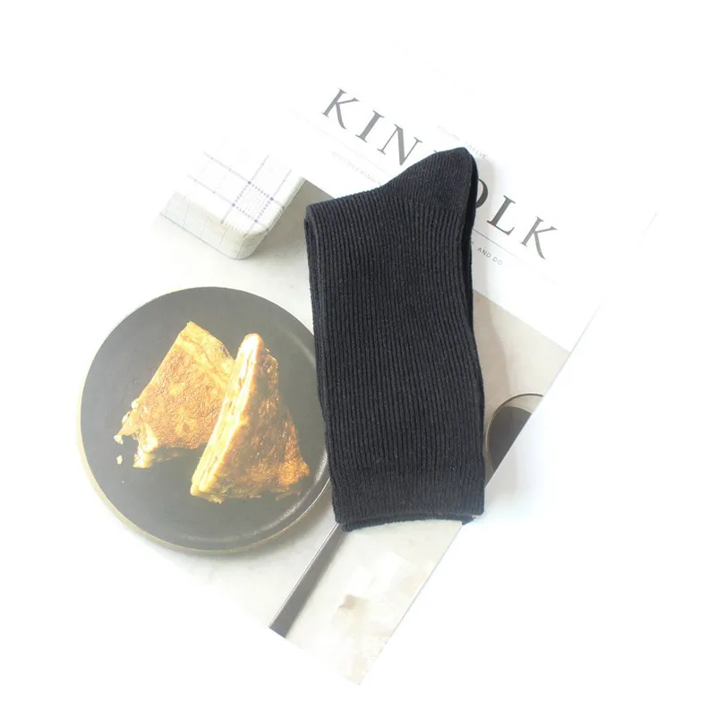 Женские хлопковые носки в стиле Харадзюку милые свободные без пятки Корейском